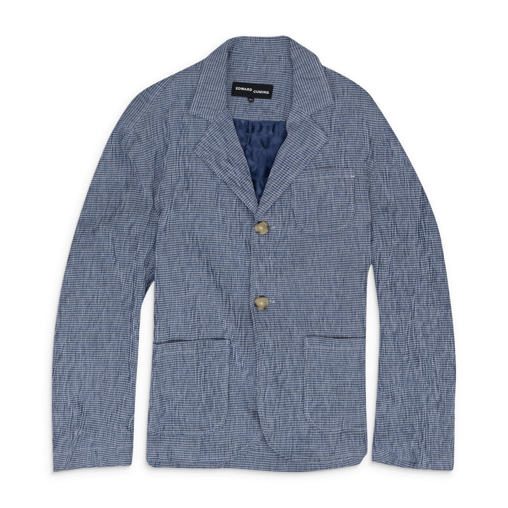 Blue Hunched Tailored Yoryu Blazer