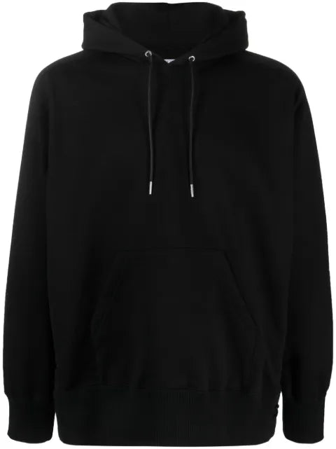 sacai cotton drawstring hoodie