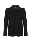 Comme Des Garçons black suit blazers