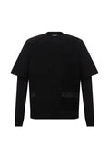 DSQUARED2 double-layer logo sweatshirt