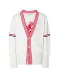 Thom Browne RWB armband lobster jersey cardigan