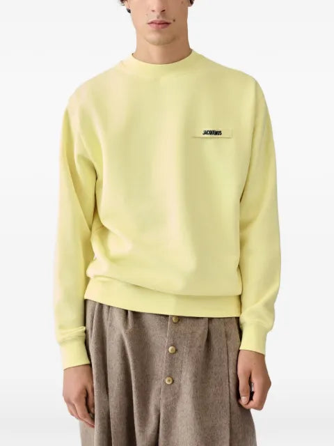 Jacquemus logo-patch sweater