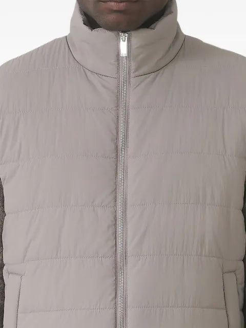 MAUVAIS zip-fastening quilted gilet