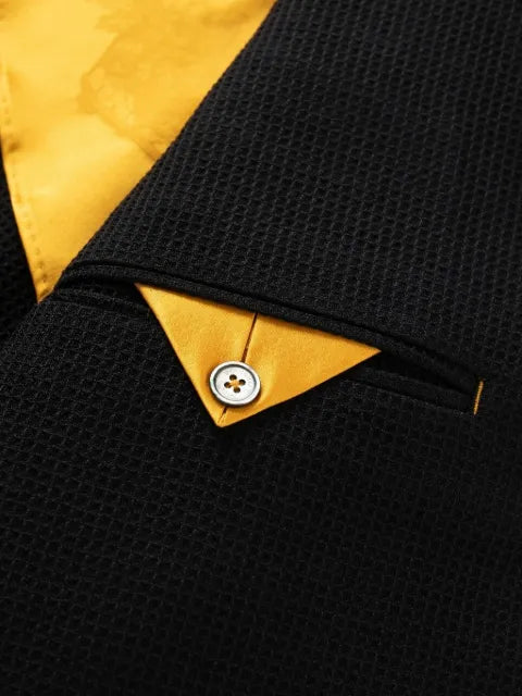 Shanghai Tang Meow Meow textured five-button jacket