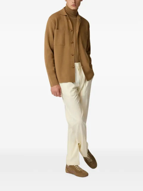 Lardini knitted trucker cardigan