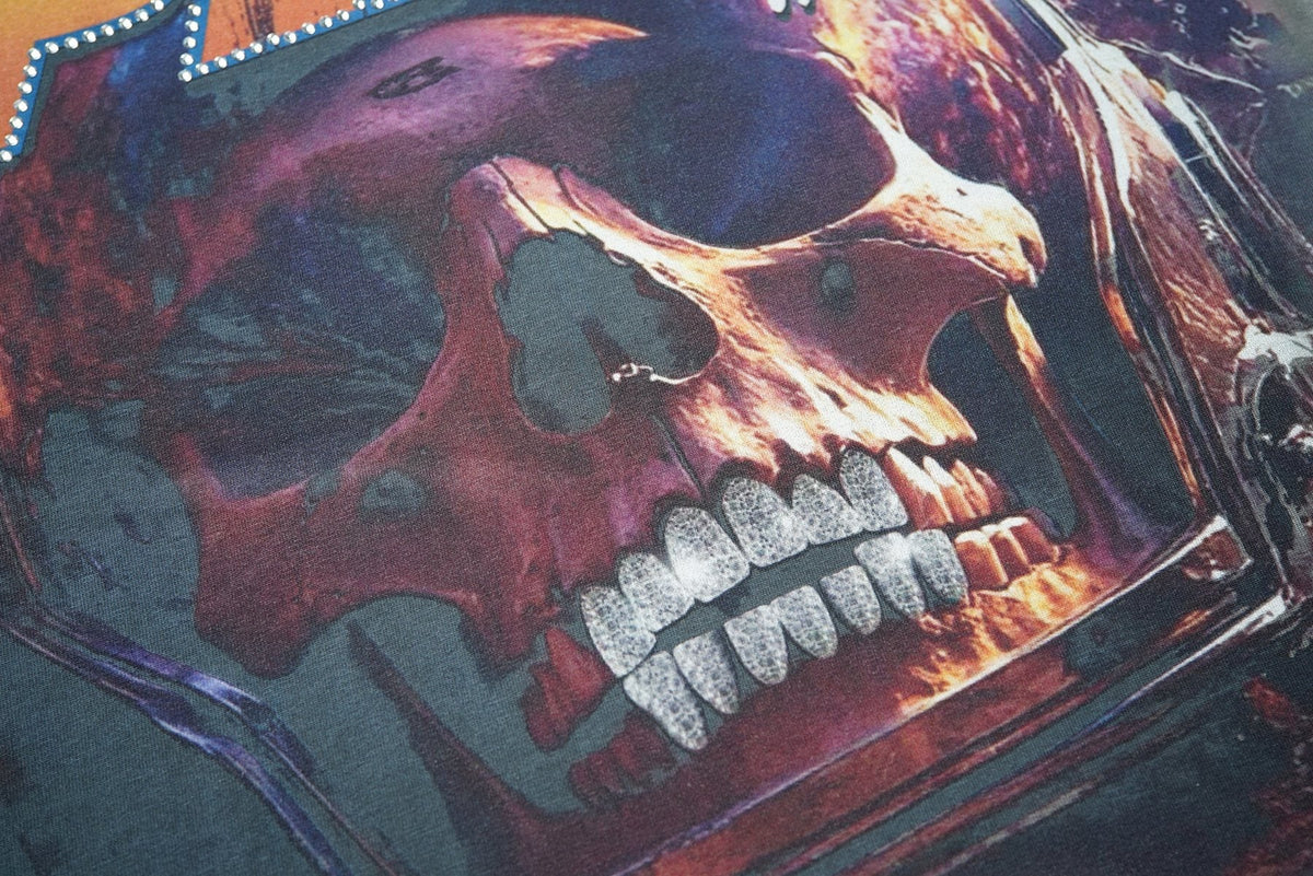 Rough Play Back 2 The Future Skull Graphic T-Shirt