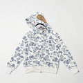 BAPE Shark Camo Zip-Up Hoodie