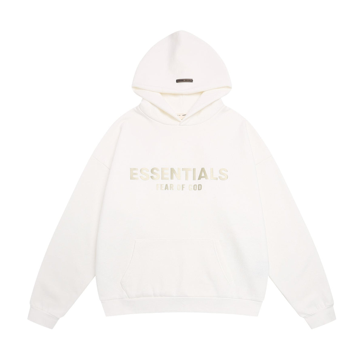 Essentials Fear of God Embossed Wordmark Pullover Hoodie