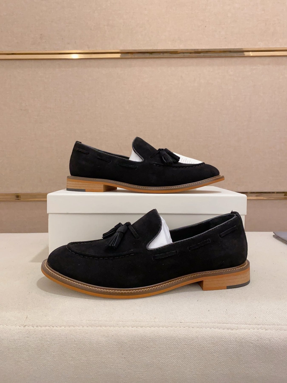 Brunello Cucinelli Suede Tassel Loafers